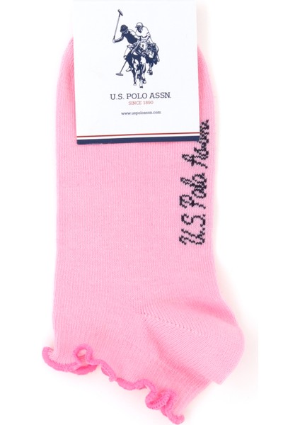 U.S. Polo Assn. Kız Çocuk Pembe Çorap 50299020-VR041