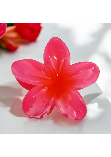 Lotus Çiçek Desenli Mandal Toka