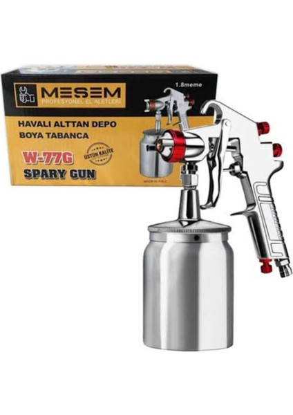 Üstten Depolu 1.3mm Boya Tabancası 1-2 L Arası.