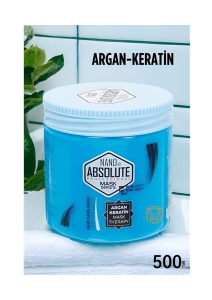 Saç Maskesi Argan Keratin 500 Ml