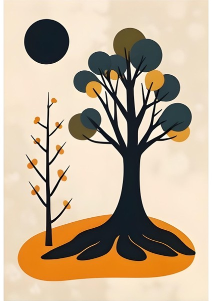 Matisse - Boho - Art Deco - Soyut - Doğa ( 3 Lü Çerçevesiz ) Poster - Afiş - Tablo KR2C00163/ modelleri