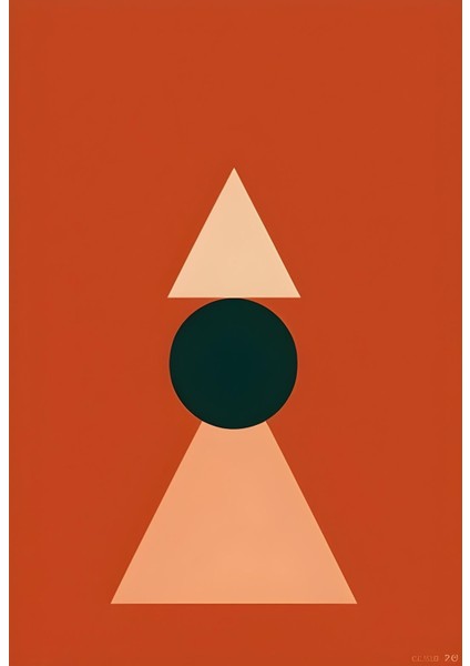 Matisse - Boho - Art Deco - Soyut - Doğa ( 3 Lü Çerçevesiz ) Poster - Afiş - Tablo KR2C00871/