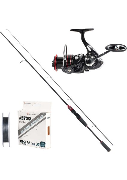 Remıxon Focus Rd 2.40M 5-35GR 2p KAMIŞ+RD3000M 5+1bb Makara, Set Standart-Standart