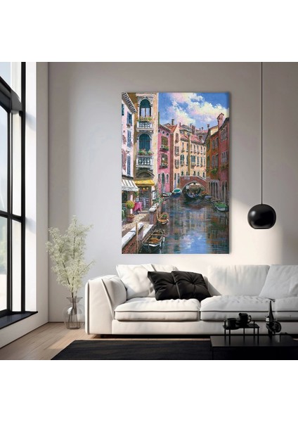 Venedik Sokağı'nın Melodisi Kanvas Tablo