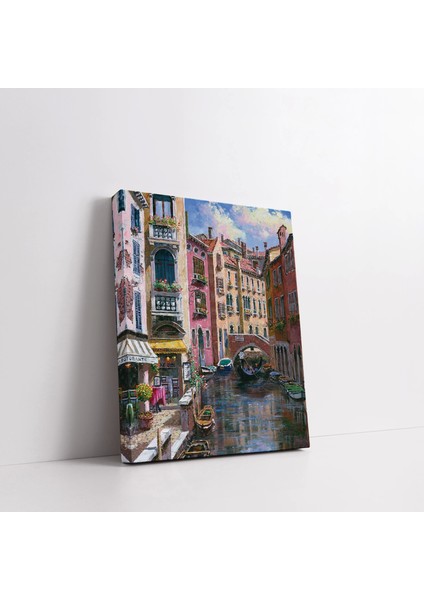 Venedik Sokağı'nın Melodisi Kanvas Tablo modelleri