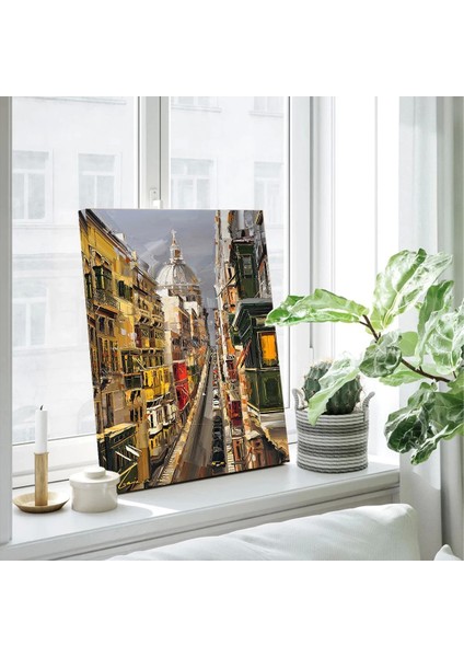 Zamanın Durduğu Kent Kanvas Tablo fiyatları