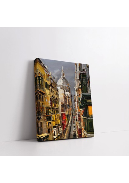 Zamanın Durduğu Kent Kanvas Tablo modelleri