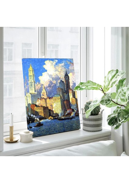 Gün Işığı Altında Metropol Kanvas Tablo fiyatları