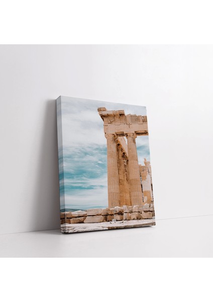 Antik Şehir Çizgileri Kanvas Tablo modelleri