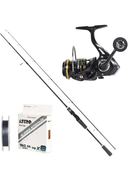 Remıxon Focus Bg 2.30M 3-25GR 2p KAMIŞ+BG2000S 5+1bb Makara, Set Standart-Standart