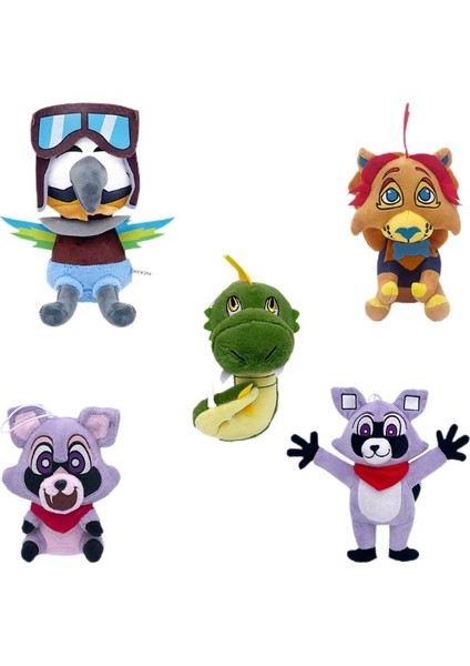 5 Parçalı Set 20CM Indigo Park Oyuncak Peluş Bebek (Yurt Dışından)