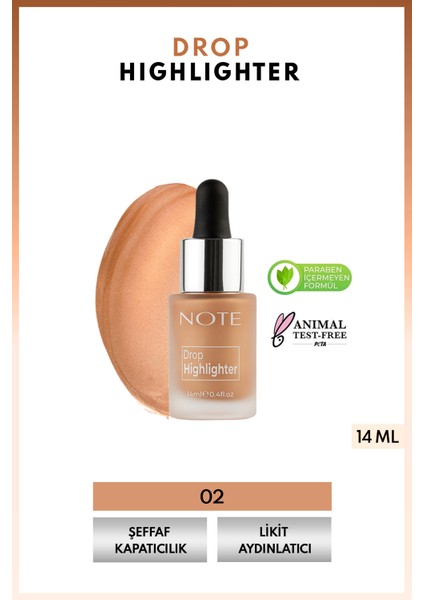 Drop Highlighter 02 Charming Desert Likit Aydınlatıcı