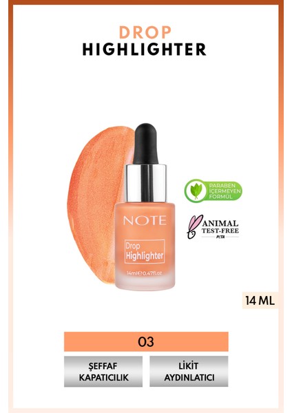 Drop Highlighter 03 Candlelight Likit Aydınlatıcı