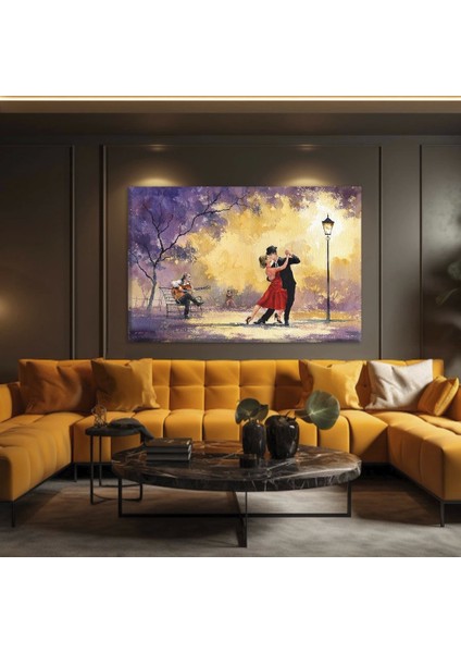 Şehirde Yaşam Kanvas Tablo