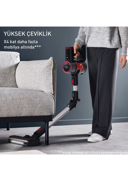 TY6T90 X-Force Flex 8.60 Max Aqua Kablosuz Şarjlı Dikey Süpürge 2211401272