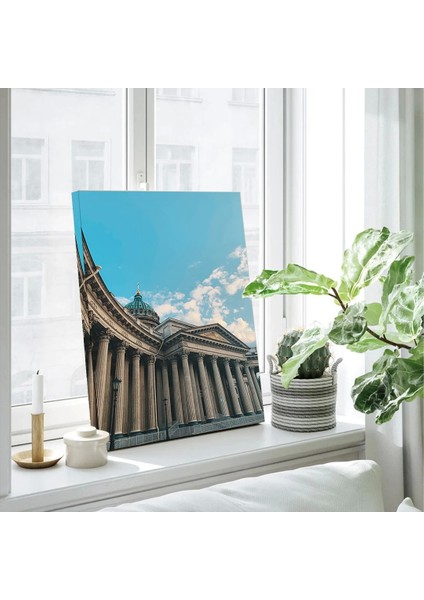 Sütunların Zirvesinde Kanvas Tablo modelleri