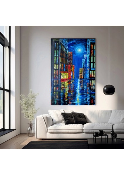 Renkli Cam Sanatı Kanvas Tablo