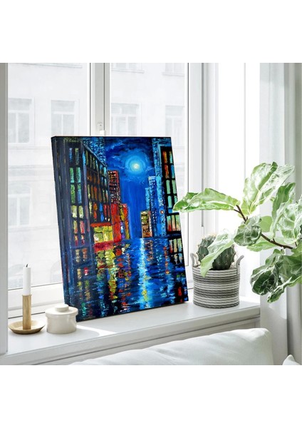 Renkli Cam Sanatı Kanvas Tablo fiyatları