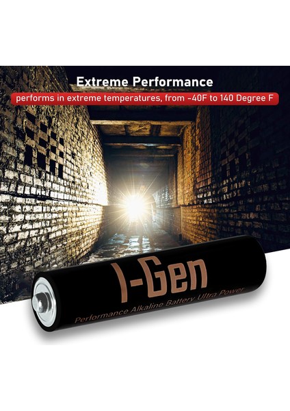 I-Gen A117 Ultra Alkalin AAA İnce Kalem Pil 12'li Paket LR03 1.5V