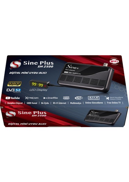 Sine Plus SM2500 Hd Uydu Alıcısı