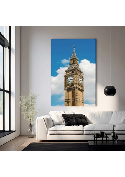 Tarihi Saat Kulesi Kanvas Tablo