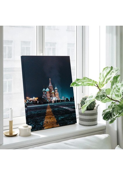 Aydınlık Gece Manzarası Kanvas Tablo fiyatları