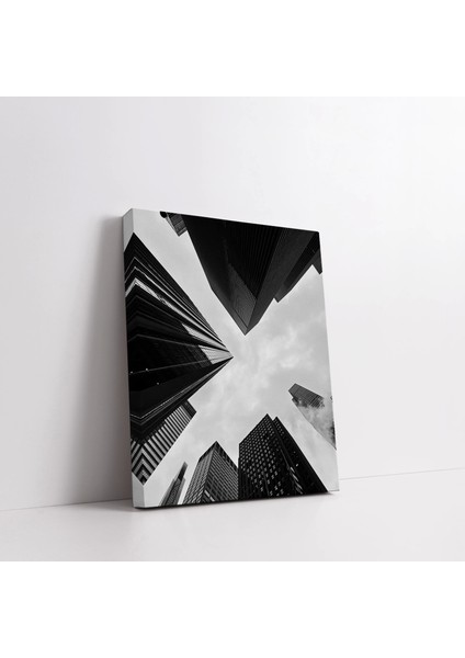 Geometrik Mimari Kanvas Tablo modelleri