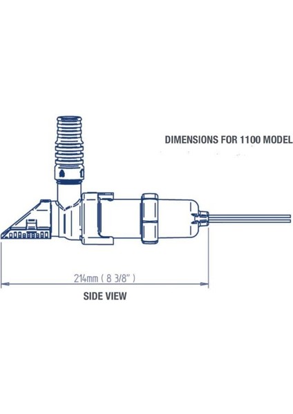 SS1024 Supersub 1100 Elektrikli Sintine Pompası 24V