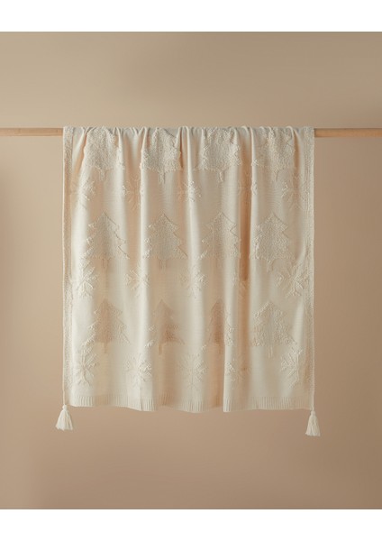 Brill Koltuk Şalı 130X170 cm Açık Taş