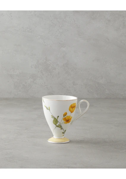 English Home Valentina New Bone China Kupa 300 ml Sarı