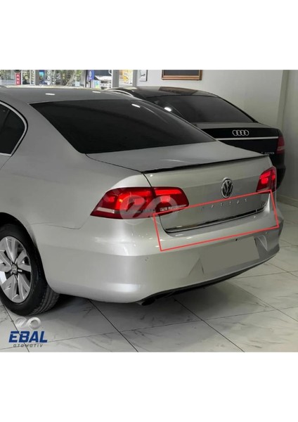 Vw Passat B7 Krom Bagaj Alt Çıtası 2010-2014 Arası Uyumlu Paslanmaz Çelik