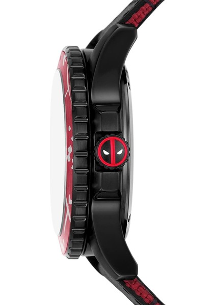 FLE1196SET Marvel x Fossil Limited Edition Deadpool Erkek Kol Saati