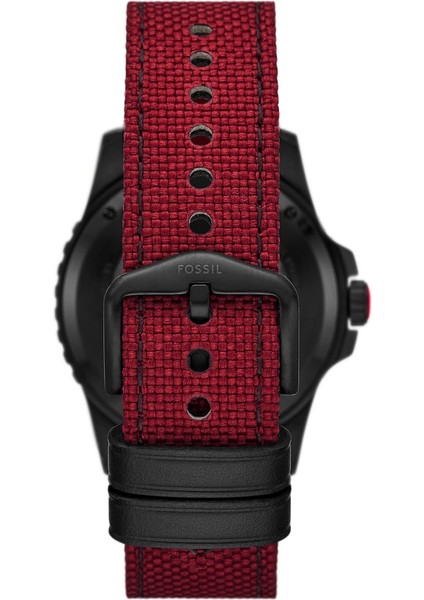FLE1196SET Marvel x Fossil Limited Edition Deadpool Erkek Kol Saati