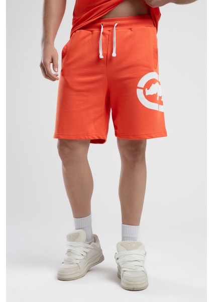 ECKO UNLTD Trınıty Turuncu Örme Şort Nakışlı Standard Fit Erkek Örme Şort fiyatları