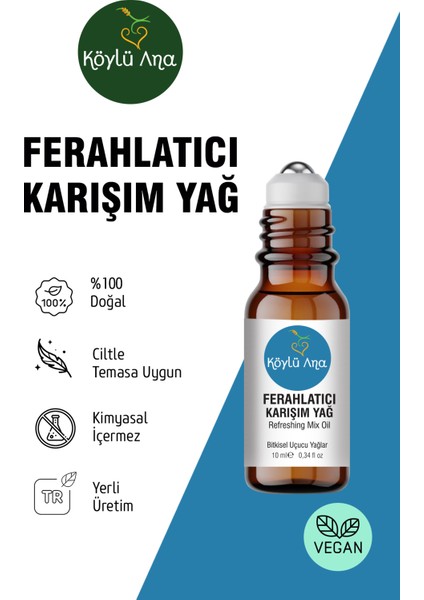 Ferahlatıcı Karışım %100 Doğal Kimyasal Içermez Nefes Ferahlatıcı Bitkisel Yağ