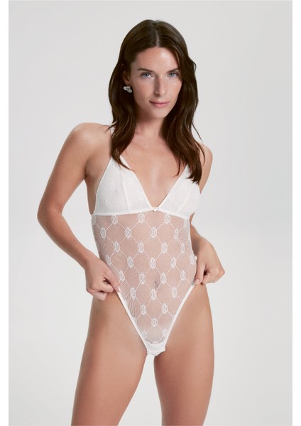 Kleo Bodysuit Beyaz