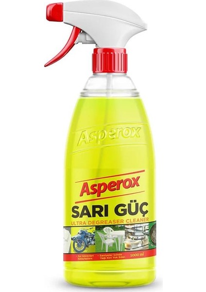 Sarı Güç (Ultra Yağ Sökücü) (1000 Ml/1 Lt) (1 Adet)