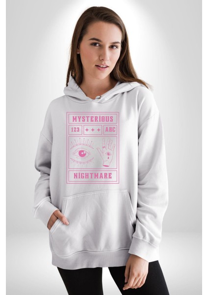 Mason Gözü Shirli Göz Kişilik Sokak Tasarımı Erkek Kadın Beyaz Dijital Baskılı Kapüşonlu Sweatshirt Hoodie fiyatları