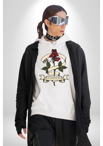 Gözlüklü Kedi Çift Tasarım Erkek Kadın Beyaz Dijital Baskılı Kapüşonlu Sweatshirt Hoodie fiyatları