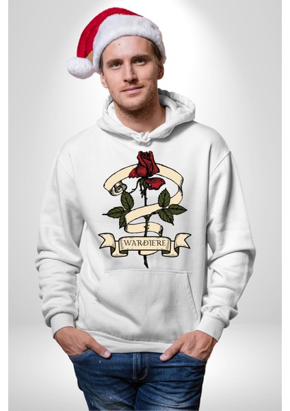 Gözlüklü Kedi Çift Tasarım Erkek Kadın Beyaz Dijital Baskılı Kapüşonlu Sweatshirt Hoodie modelleri