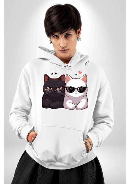Deadpool Kahvaltı Tasarım Erkek Kadın Beyaz Dijital Baskılı Kapüşonlu Sweatshirt Hoodie fırsatları