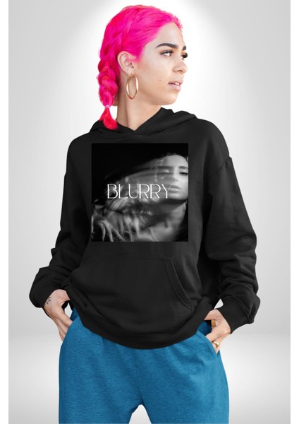 Blurry Kapak Kadınlar Costa Albüm Erkek Kadın Siyah Dijital Baskılı Kapüşonlu Sweatshirt Hoodie fiyatları