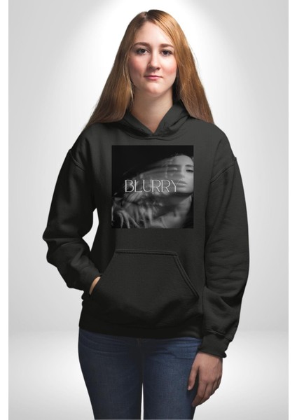 Blurry Kapak Kadınlar Costa Albüm Erkek Kadın Siyah Dijital Baskılı Kapüşonlu Sweatshirt Hoodie indirimleri
