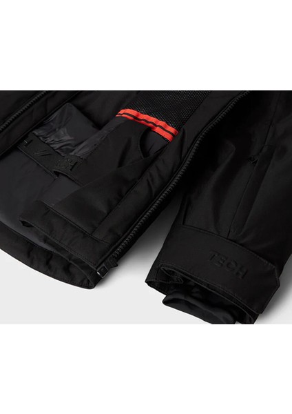NKNSLOPE10 Jacket Çocuk Günlük Mont 13233441-BLACK Siyah
