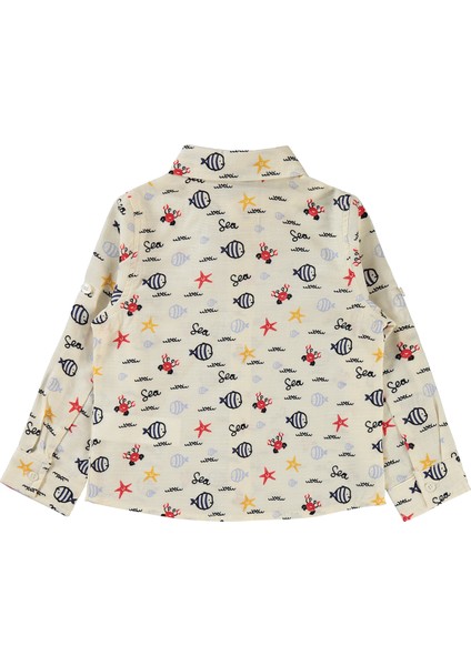 Erkek Çocuk Gömlek 2-5 Yaş Ekru fiyatları