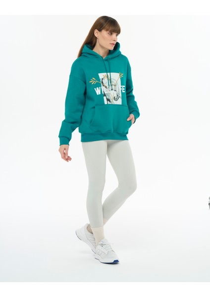 Kadın Pamuklu Içi Polarlı Kapüşonlu Sweatshirt modelleri