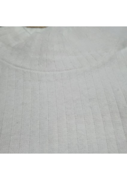 Unisex Çocuk 3ADET Gri Siyah Beyaz Fitilli Yumuşacık Yarım Balıkçı Bady Badi