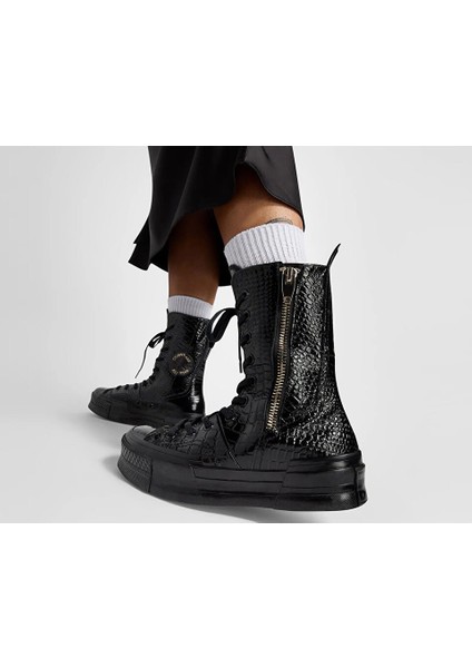Chuck 70 Plus Kadın Günlük Ayakkabı A09381C Siyah