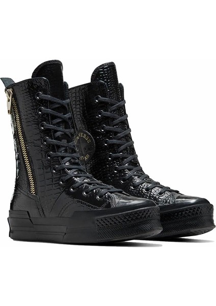 Chuck 70 Plus Kadın Günlük Ayakkabı A09381C Siyah