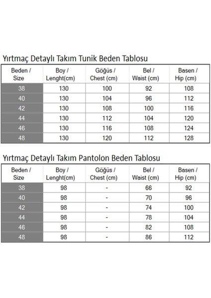 Yırtmaç Detaylı Takım Siyah 19233